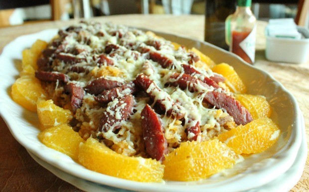 Arroz de pato com laranja